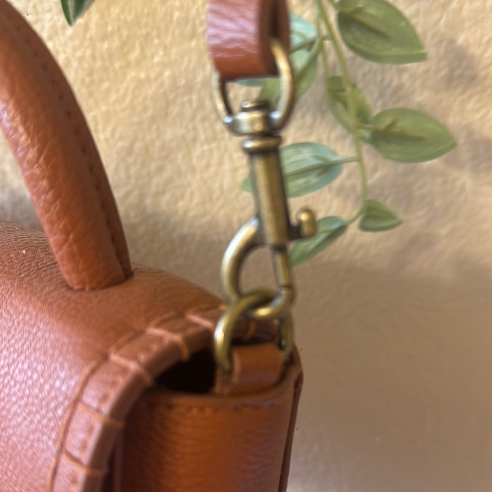 Universal Thread Brown Mini Bag With Structured D… - image 5